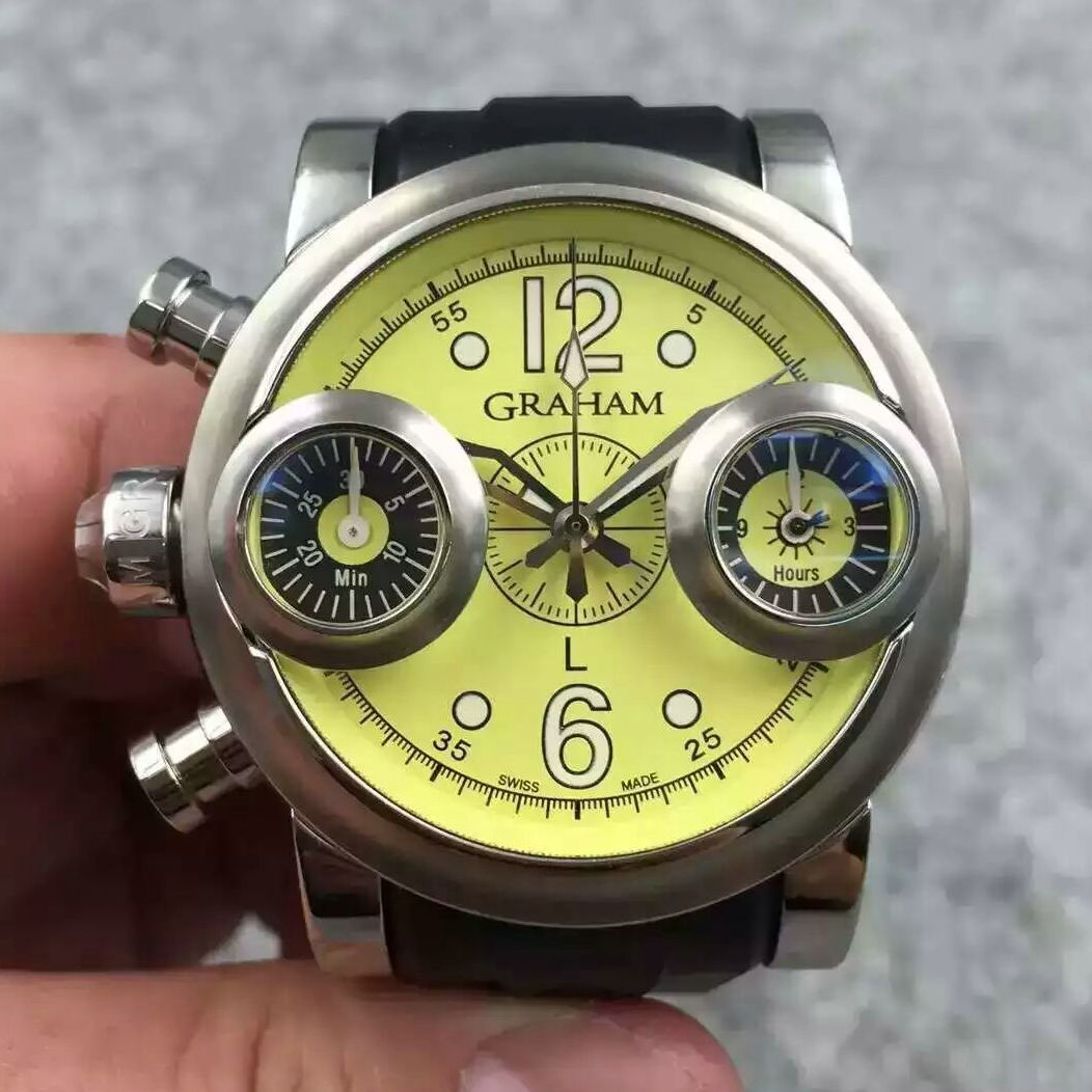 格林漢姆GRAHAM 青蛙眼7750機芯【英國制】腕錶 元素7750計時機芯