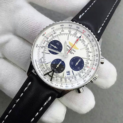 百年靈 Breitling 航空計時系列白殼白面 搭載7750機芯 全陶瓷殼錶殼 JF出品
