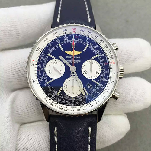 百年靈 Breitling 航空計時腕錶“太陽的后裔”皮帶款 搭載7750機芯 藍寶石鏡面