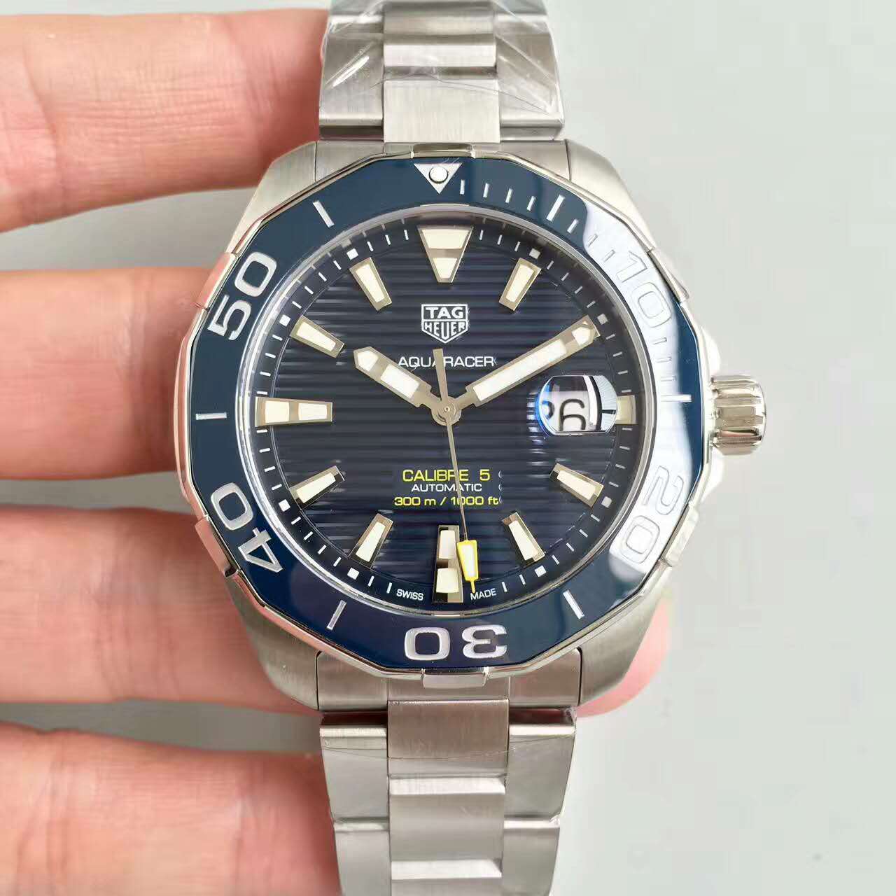 泰格豪雅 自動機械錶 藍寶石鏡面 MK新品 43MM