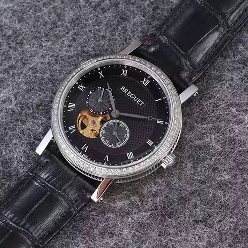 寶璣 Breguet Classique系列18K金腕錶（白光、玫瑰金） 搭載進口82S7機芯 意大利牛皮 30米