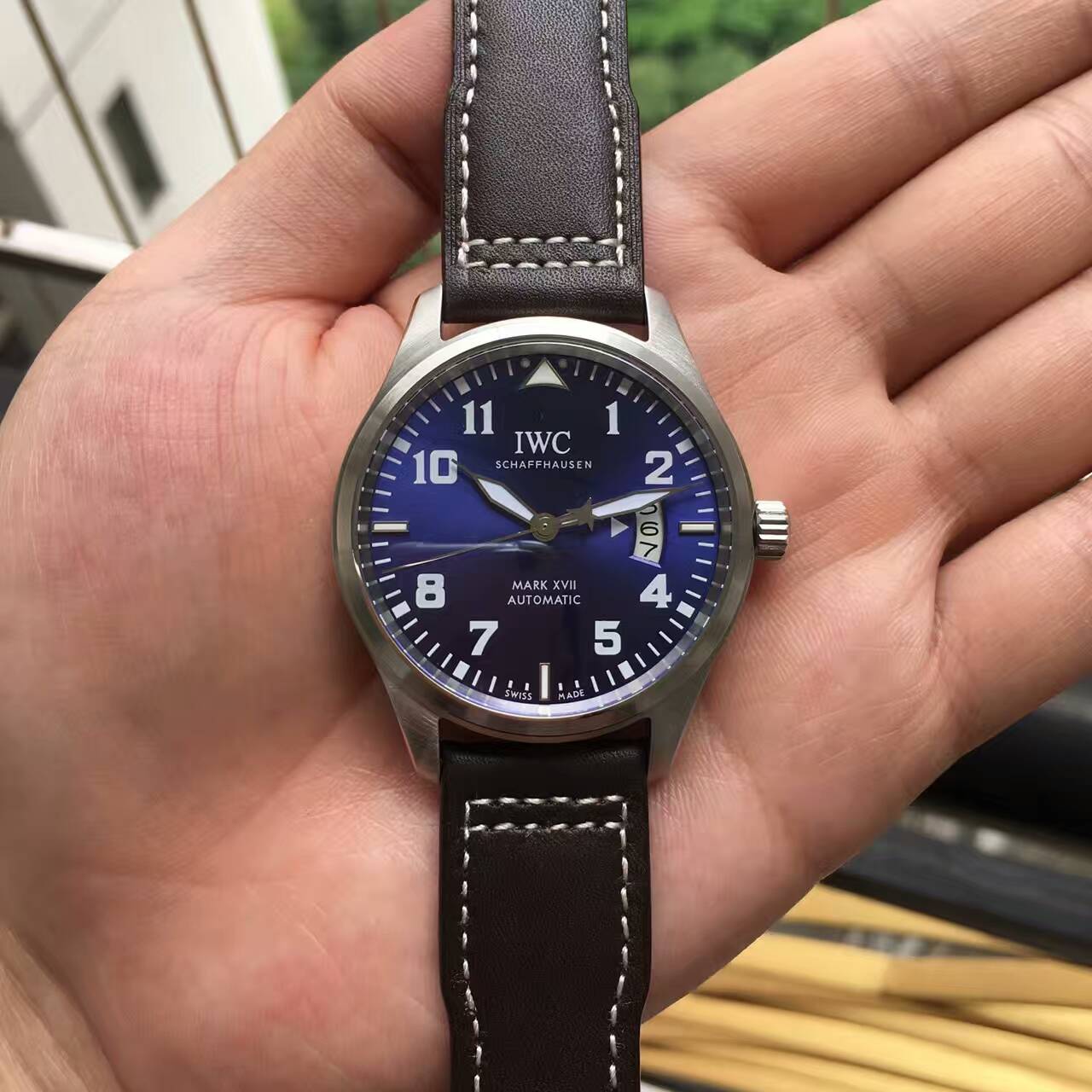 萬國 飛行員系列 IW326506腕錶 原裝進口9015機芯 真牛皮錶帶